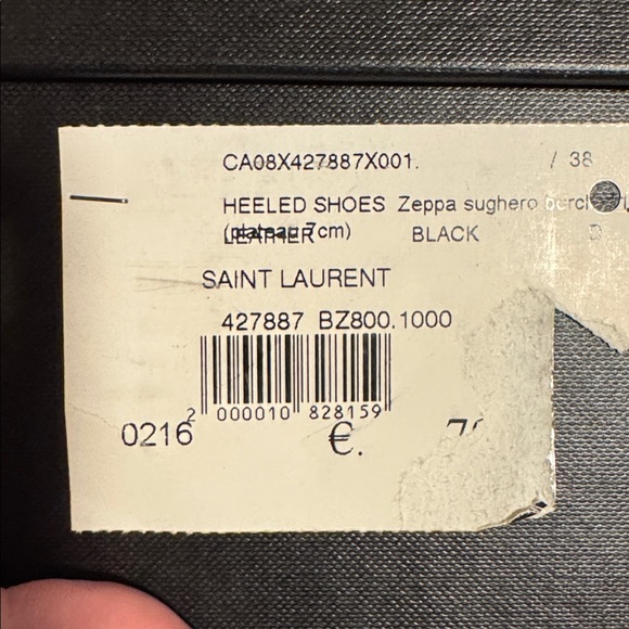 NWT NEVER BEEN WORN YSL Wedges - Picture 10 of 10